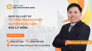 LUẬT SƯ TƯ VẤN TRANH CHẤP QUYỀN NUÔI CON KHI LY HÔN