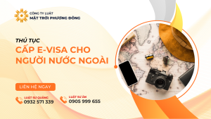 THỦ TỤC CẤP E-VISA CHO NGƯỜI NƯỚC NGOÀI