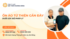 ỒN ÀO TỪ THIỆN GẦN ĐÂY DƯỚI GÓC ĐỘ PHÁP LÝ