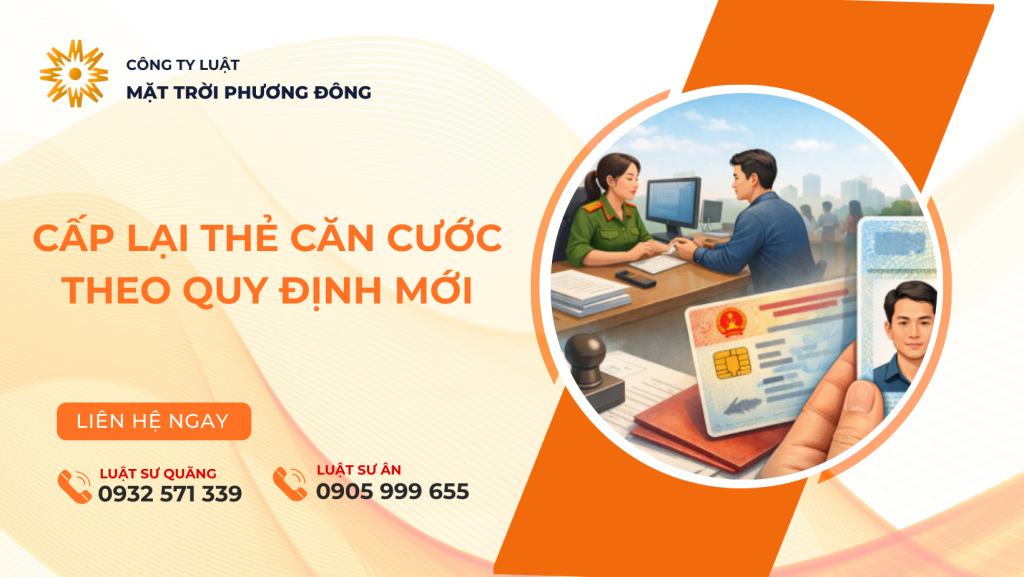 CẤP LẠI THẺ CĂN CƯỚC THEO QUY ĐỊNH MỚI