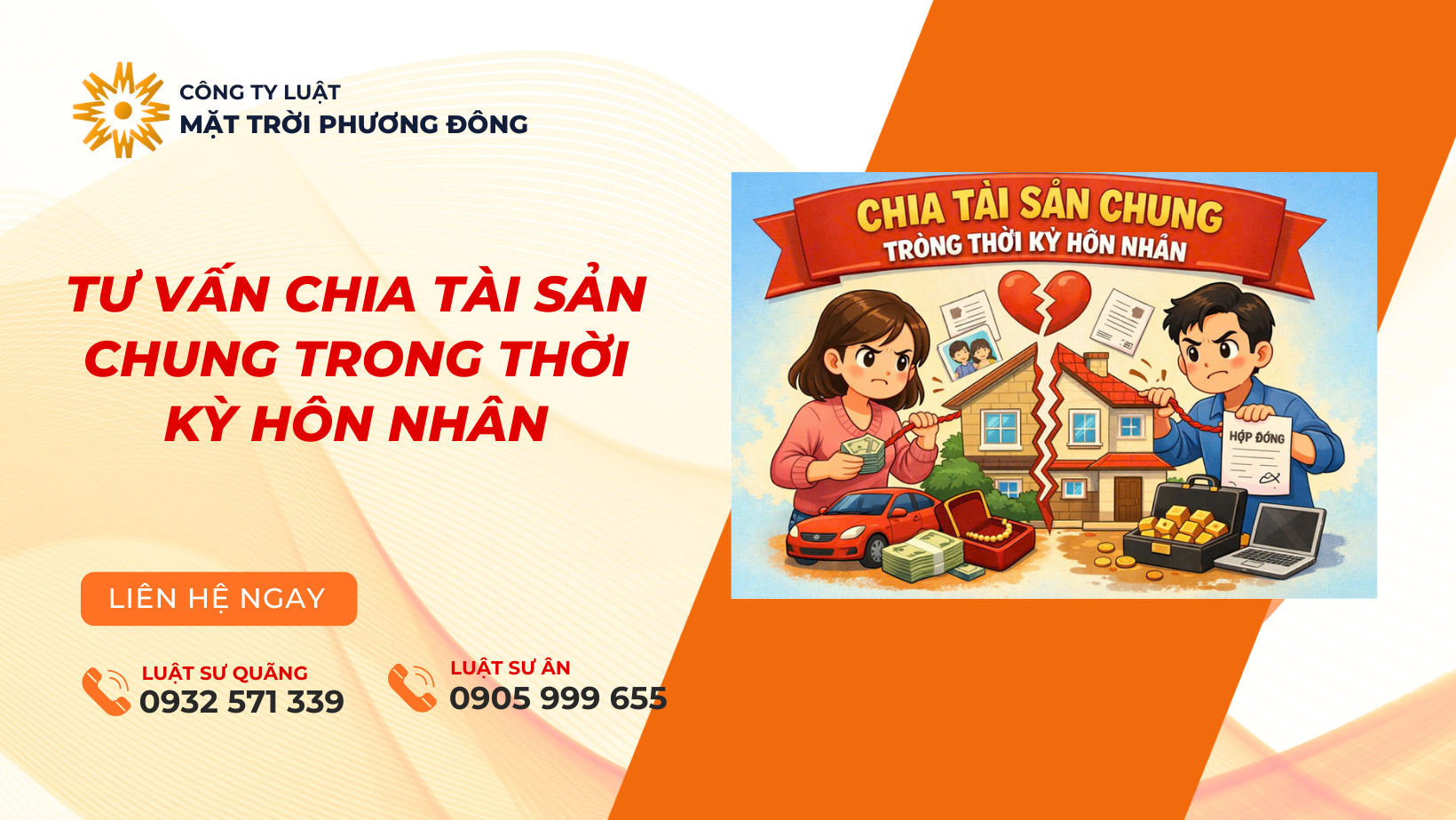 chia tài sản chung trong thời kỳ hôn nhân