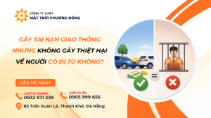 Gây tai nạn giao thông mà không gây thiệt hại về người có đi tù không?