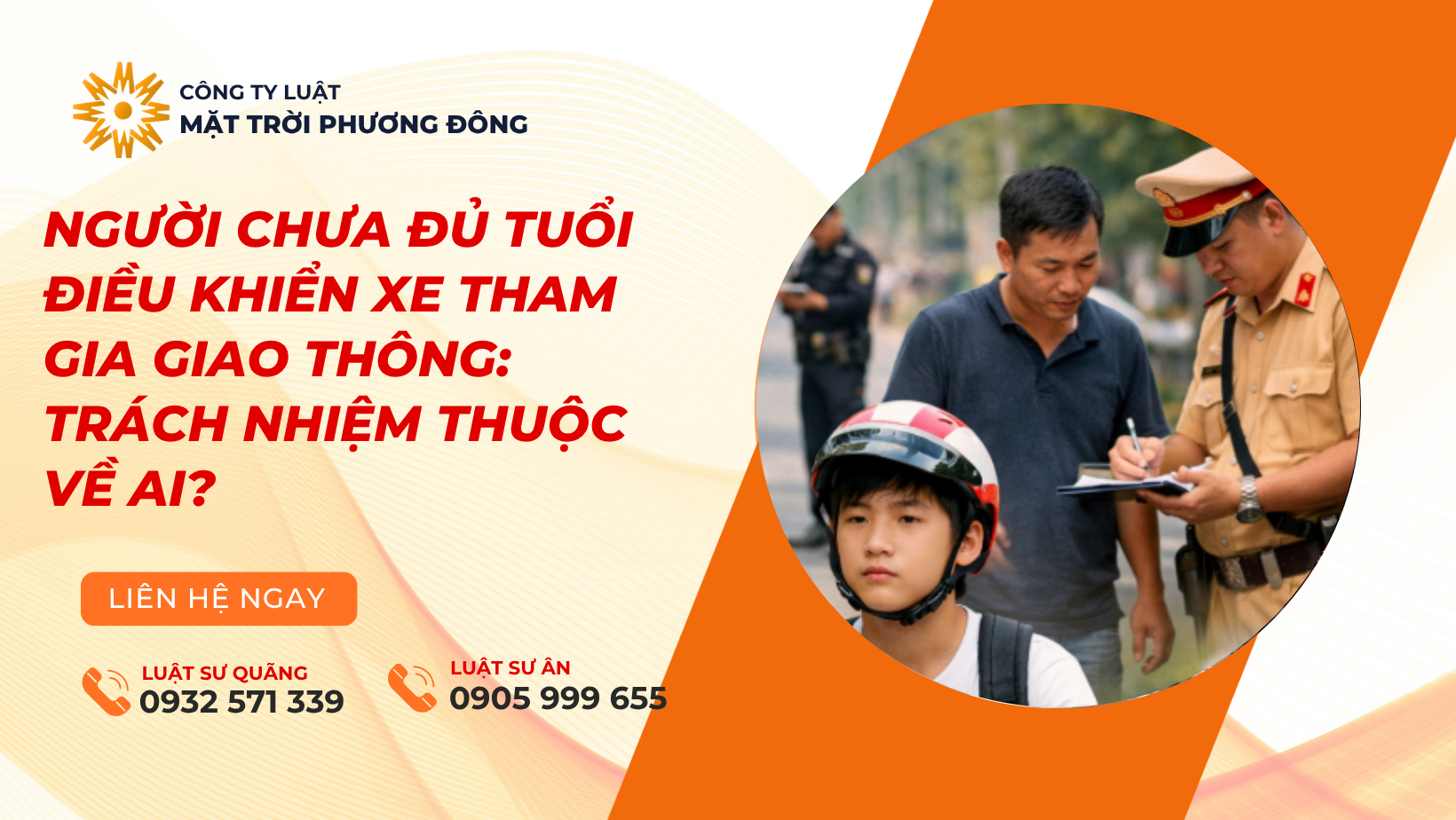 Người chưa đủ tuổi điều khiển xe tham gia giao thông: trách nhiệm thuộc về ai?