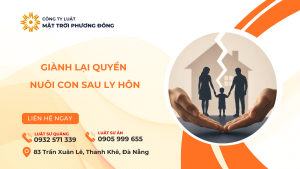 GIÀNH LẠI QUYỀN NUÔI CON SAU LY HÔN