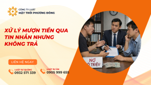 mượn tiền qua tin nhắn nhưng không trả