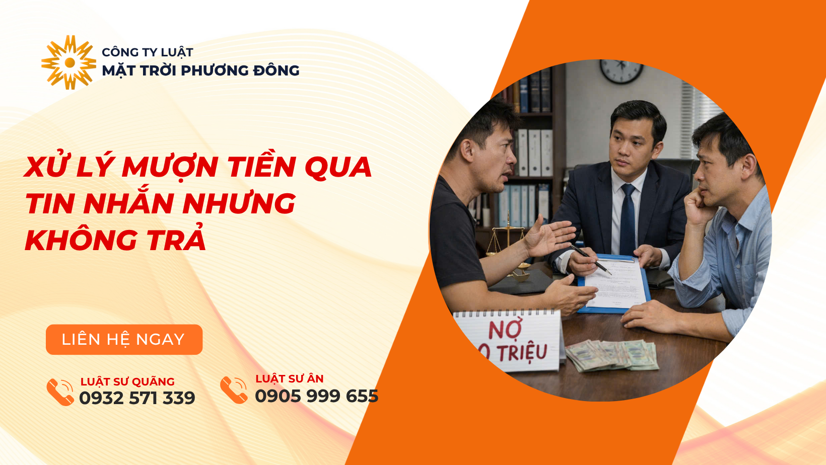 mượn tiền qua tin nhắn nhưng không trả
