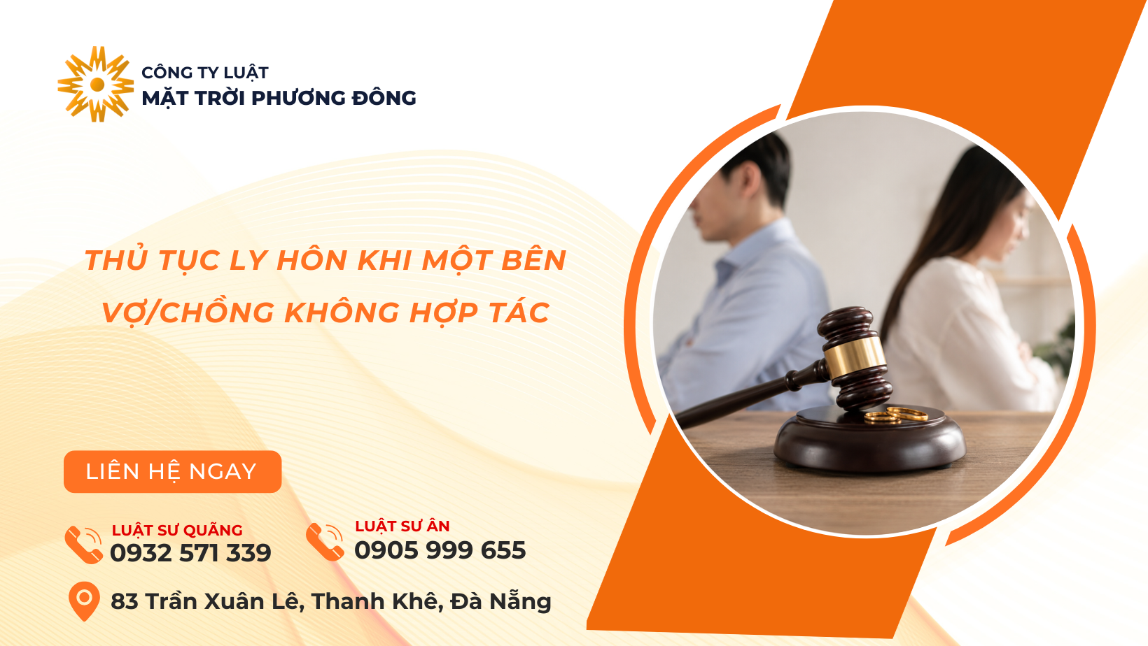 THỦ TỤC LY HÔN KHI MỘT BÊN VỢ/CHỒNG KHÔNG HỢP TÁC
