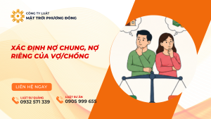 xác định nợ chung, nợ riêng của vợ chồng