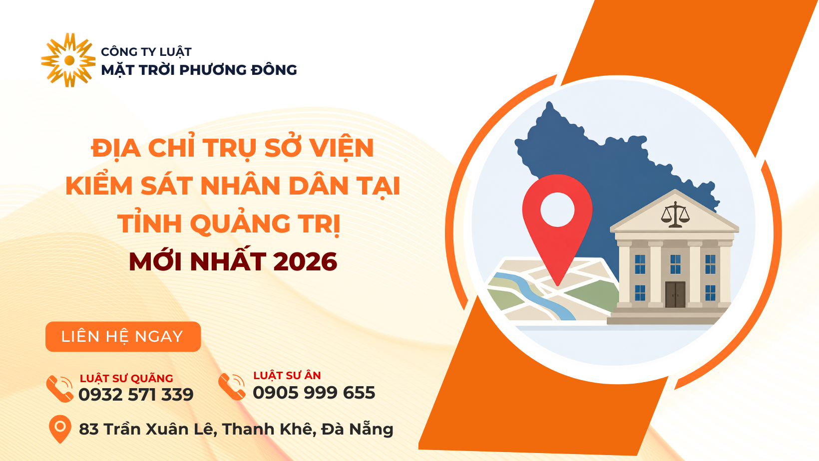 ĐỊA CHỈ TRỤ SỞ VIỆN KIỂM SÁT NHÂN DÂN TẠI TỈNH QUẢNG TRỊ MỚI NHẤT 2026