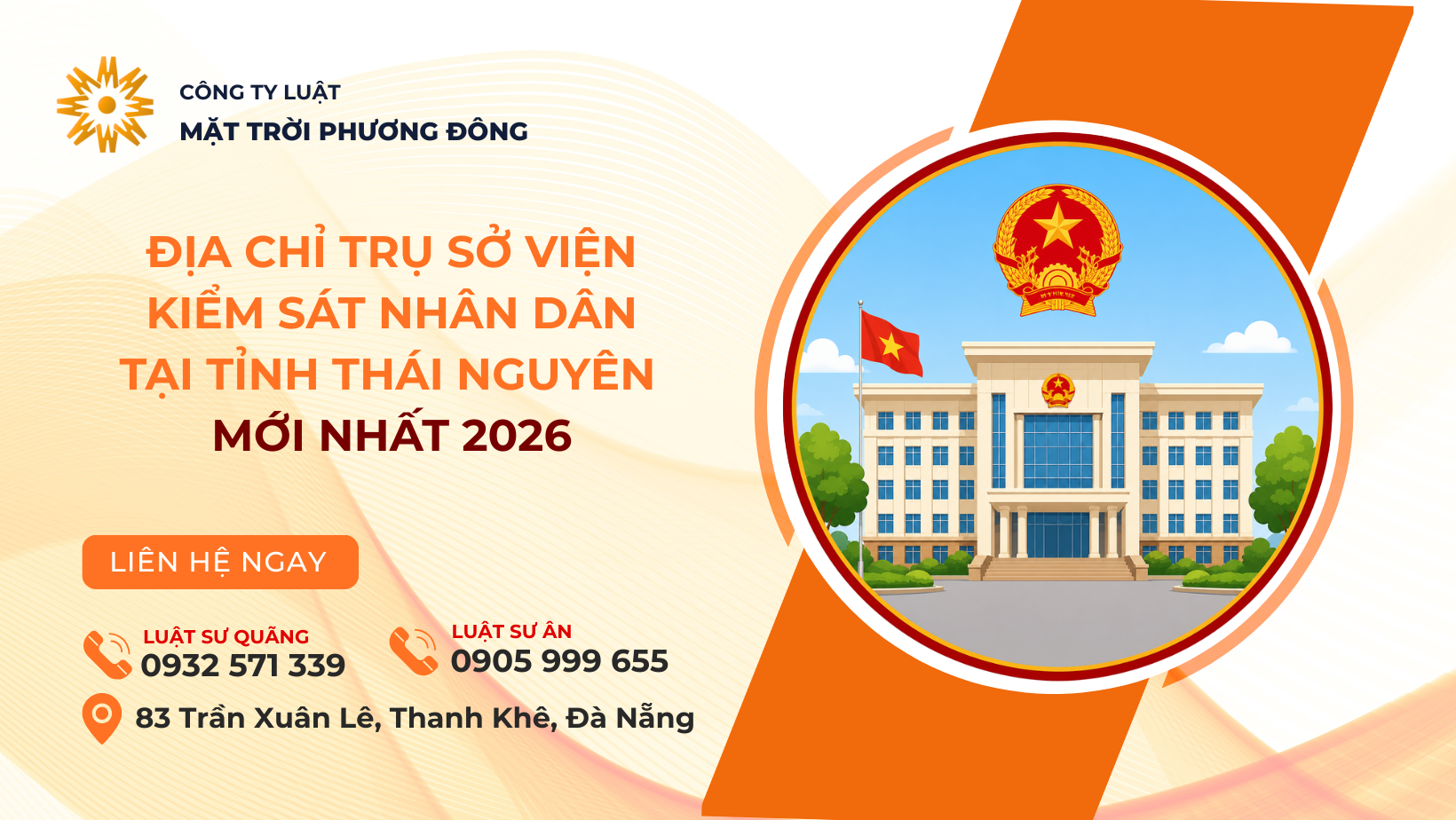 ĐỊA CHỈ TRỤ SƠ VIỆN KIỂM SÁT NHÂN DÂN TẠI TỈNH THÁI NGUYÊN MỚI NHẤT 2026