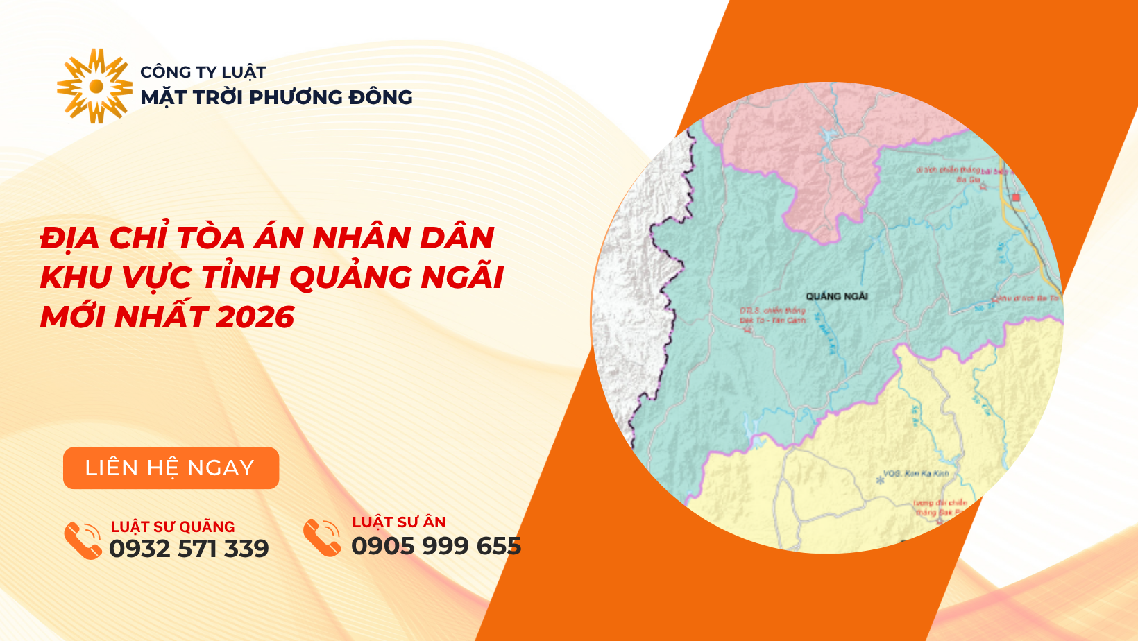 ĐỊA CHỈ TÒA ÁN NHÂN DÂN KHU VỰC TỈNH QUẢNG NGÃI MỚI NHẤT 2026
