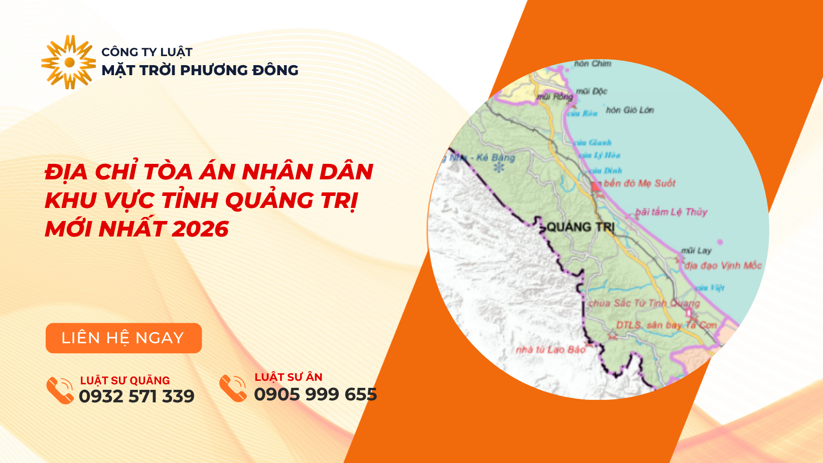 ĐỊA CHỈ TÒA ÁN NHÂN DÂN KHU VỰC TỈNH QUẢNG TRỊ MỚI NHẤT 2026