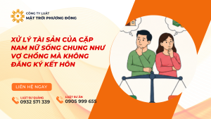xử lý tài sản của cặp nam nữ sống chung như vợ chồng mà không đăng ký kết