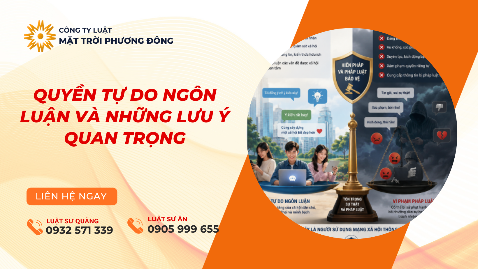 tự do ngôn luận và những lưu ý quan trọng